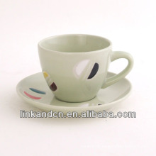 KC-03005new fancy tea cup with saucer,high quality coffee cup mug